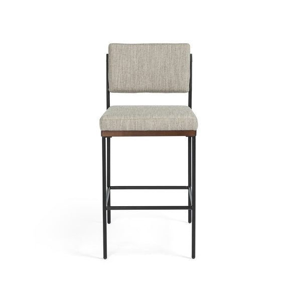 Benton Bar + Counter Stool - Savile Flannel