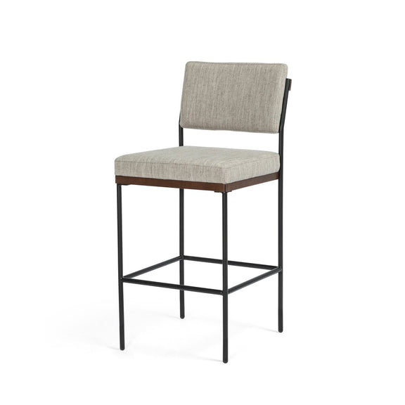 Benton Bar + Counter Stool - Savile Flannel