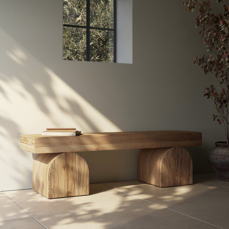 Keane Bench - Natural Elm