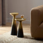 Cameron Accent Tables, Set Of 2 - Ombre Antique Brass