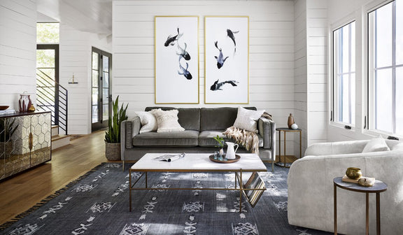 Emery Sofa - Sapphire Birch