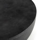 Basil Outdoor Round Coffee Table - Aged Grey