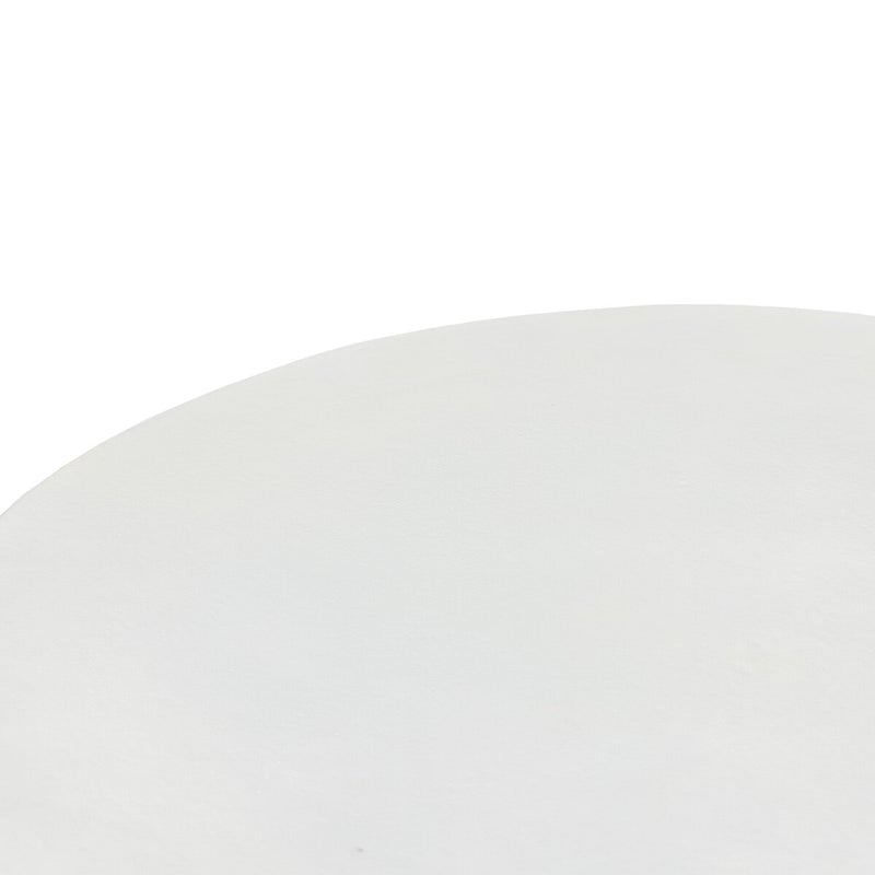 Basil Outdoor Round Coffee Table - Matte White