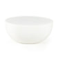 Basil Outdoor Round Coffee Table - Matte White