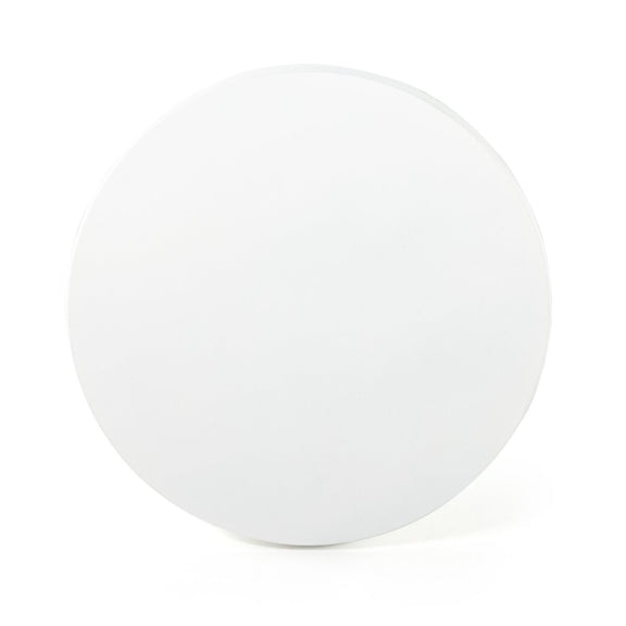 Basil Outdoor Round Coffee Table - Matte White