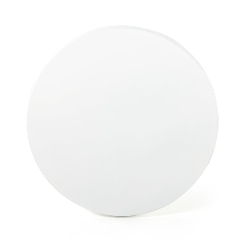 Basil Outdoor Round Coffee Table - Matte White