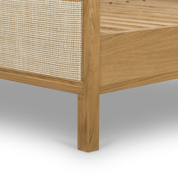 Allegra Bed - Honey Oak