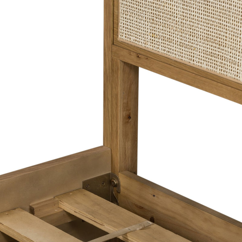 Allegra Bed - Honey Oak