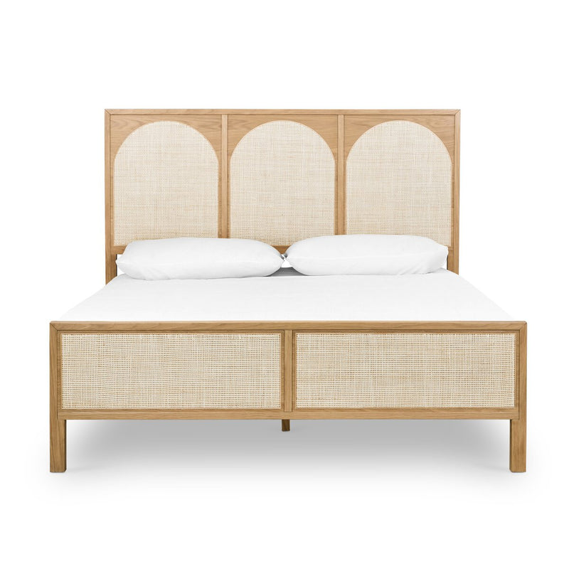 Allegra Bed - Honey Oak