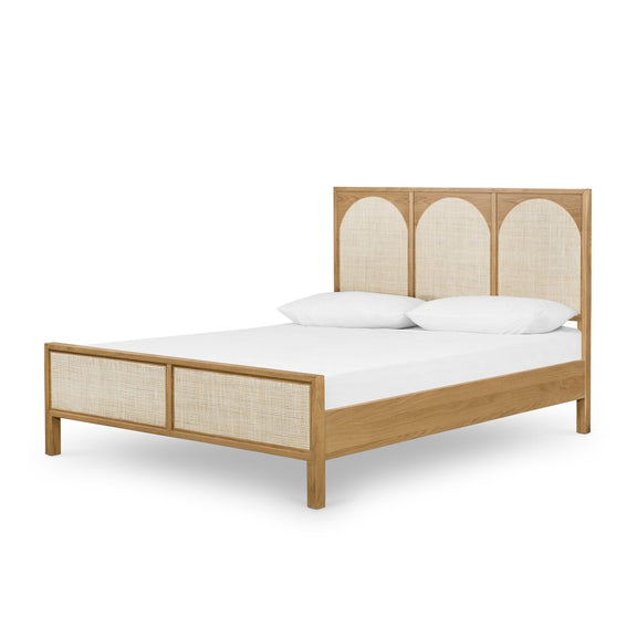 Allegra Bed - Honey Oak