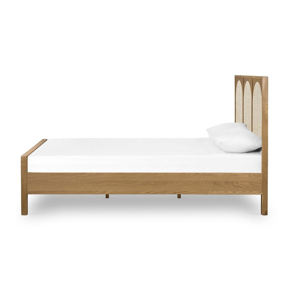 Allegra Bed - Honey Oak