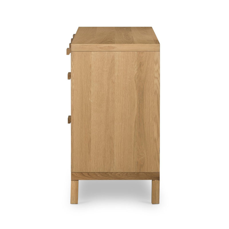 Allegra 8 Drawer Dresser - Light Natural Cane