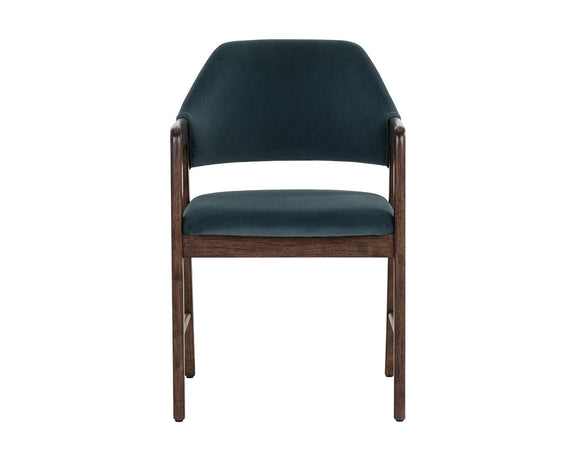 Milton Dining Armchair - Smoke Acacia