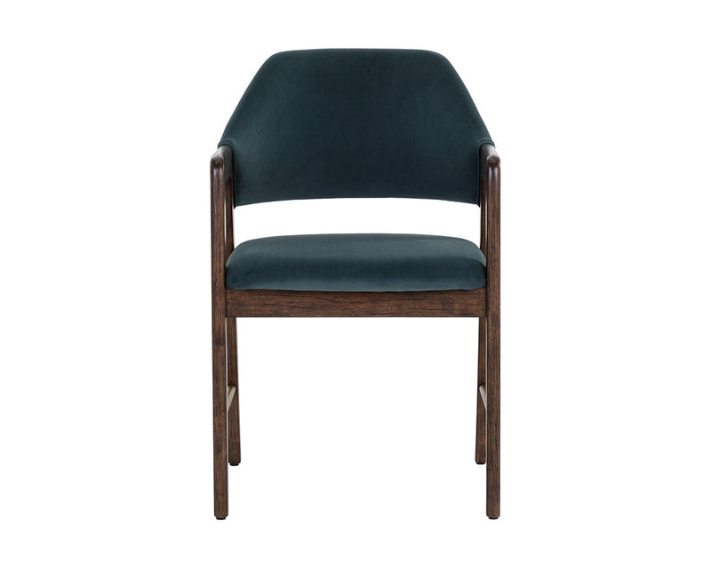 Milton Dining Armchair - Smoke Acacia