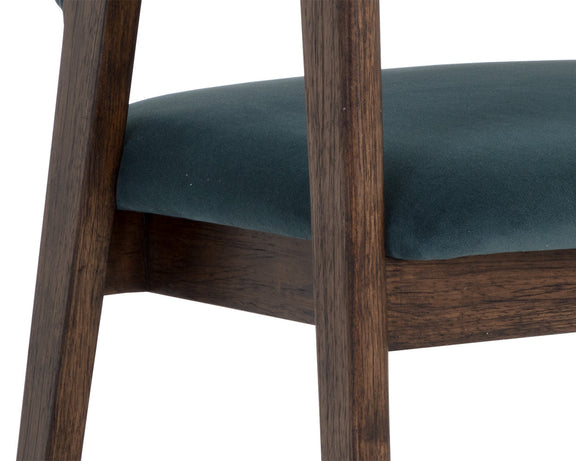 Milton Dining Armchair - Smoke Acacia