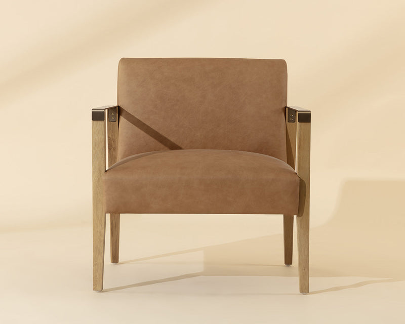 Earl Lounge Chair - Rustic Oak