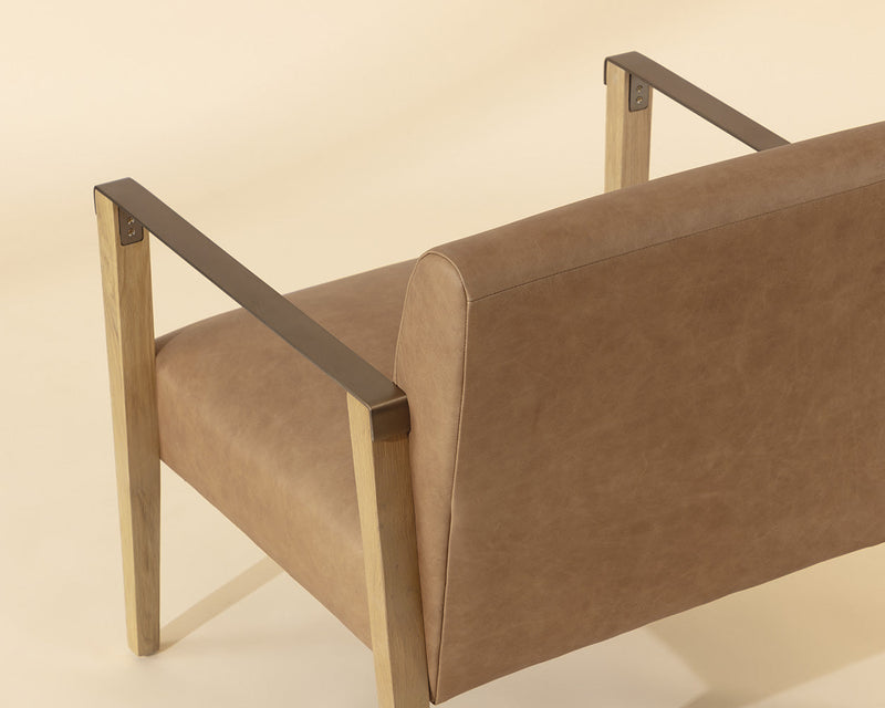 Earl Lounge Chair - Rustic Oak