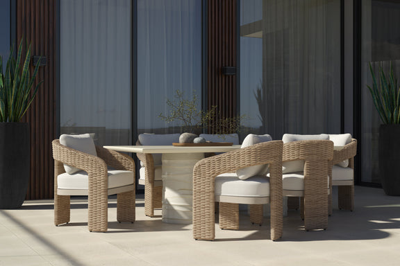 Alanya Dining Table - 84" - Rectangular
