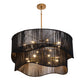 Rhine Chandelier - Black Jute