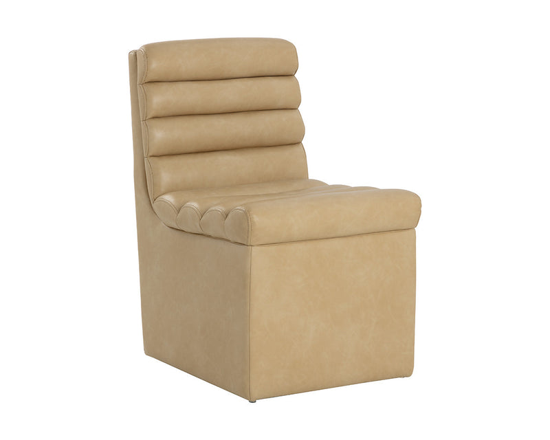Norm Wheeled Dining Chair