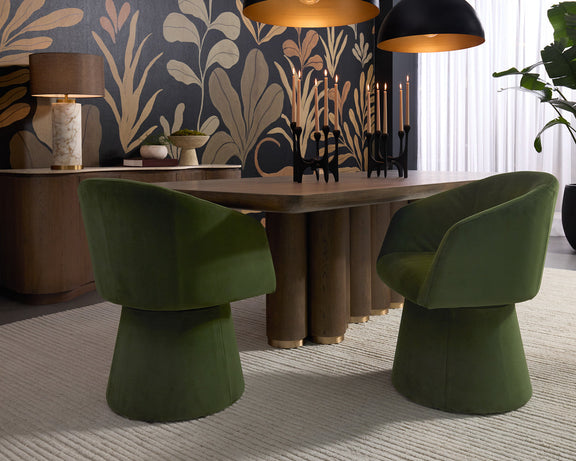 Etta Swivel Dining Armchair