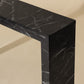 Axle Console Table - Marble Look