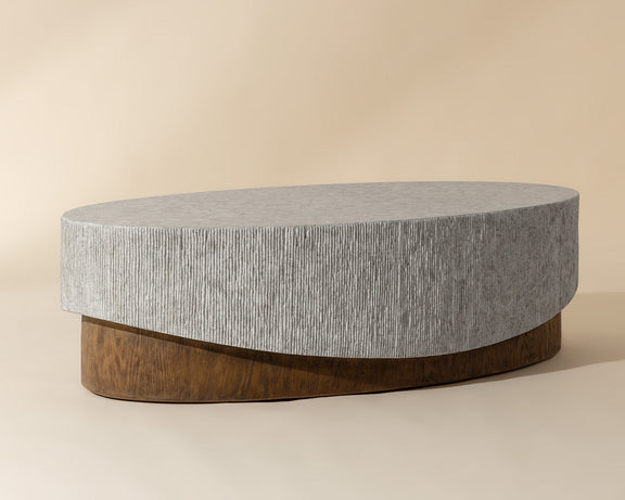Leda Coffee Table - Oval