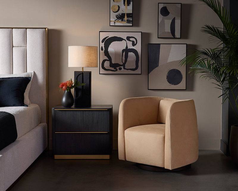Emilie Swivel Lounge Chair