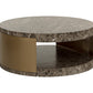 Cavette Coffee Table - Marble Look