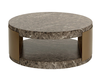 Cavette Coffee Table - Marble Look