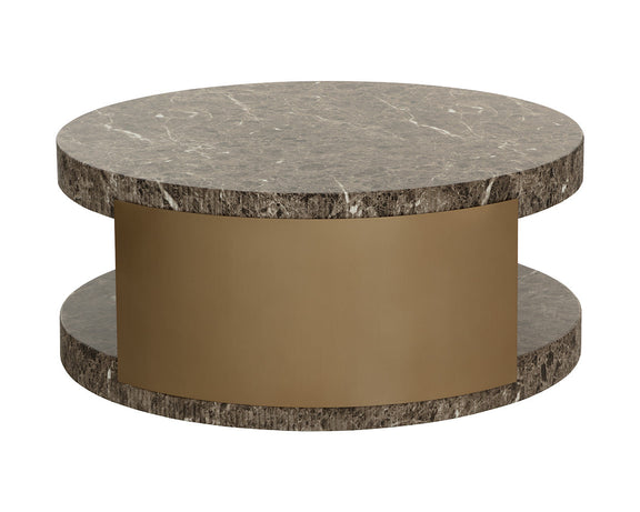 Cavette Coffee Table - Marble Look