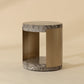 Cavette End Table - Marble Look
