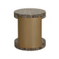 Cavette End Table - Marble Look