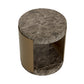 Cavette End Table - Marble Look