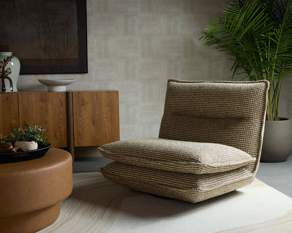 Colson Swivel Armless Chair