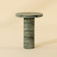 Bastion End Table - Marble Look