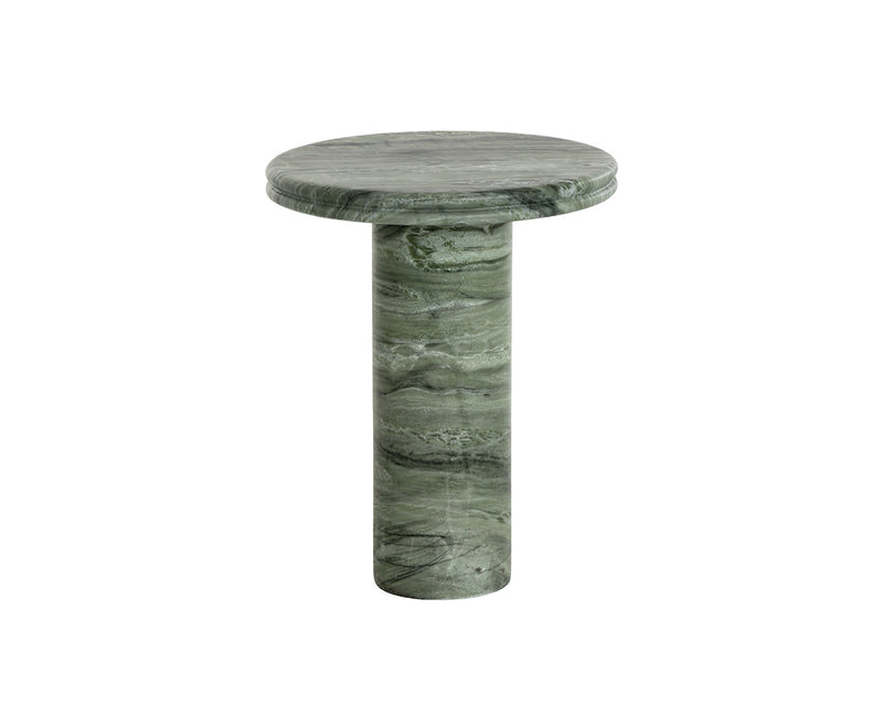 Bastion End Table - Marble Look