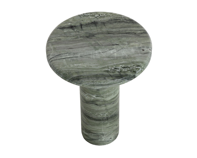 Bastion End Table - Marble Look
