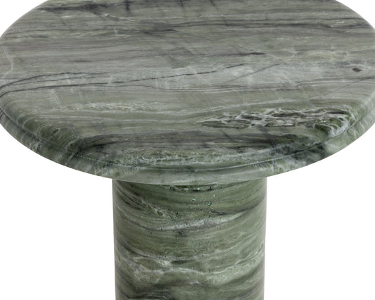Bastion End Table - Marble Look