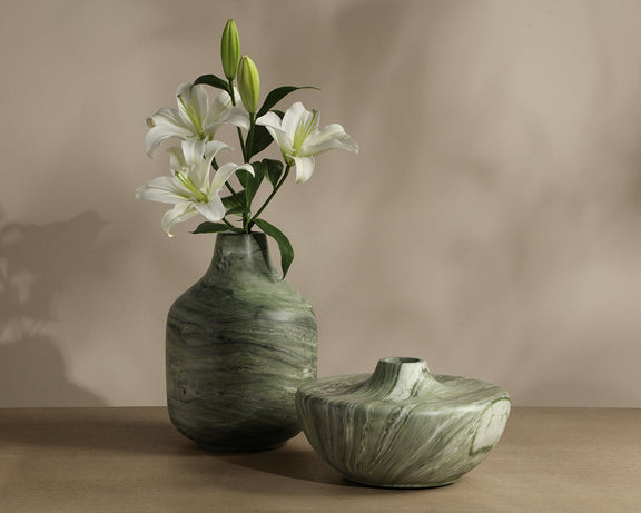 Elys Vase - Marble Look