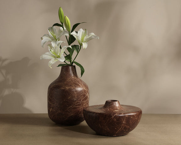 Elys Vase - Marble Look