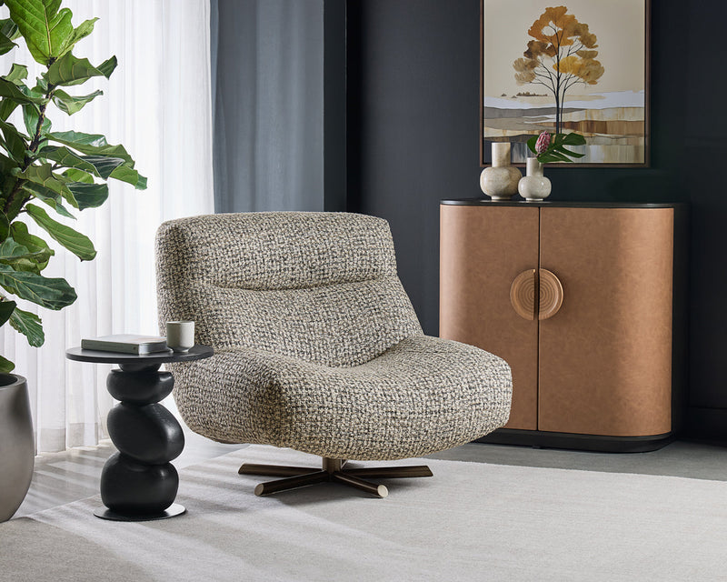 Nobu Swivel Lounge Chair