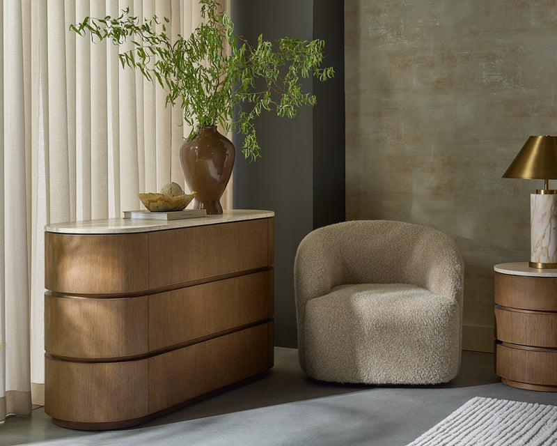 Fuwari Swivel Lounge Chair
