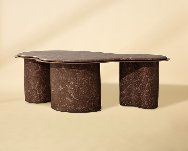 Isola Coffee Table - Marble Look
