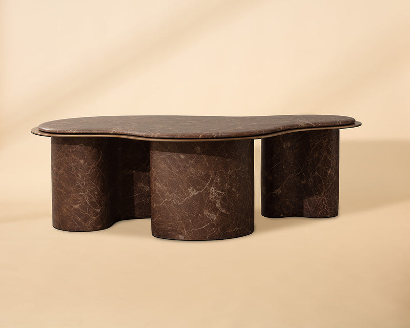 Isola Coffee Table - Marble Look