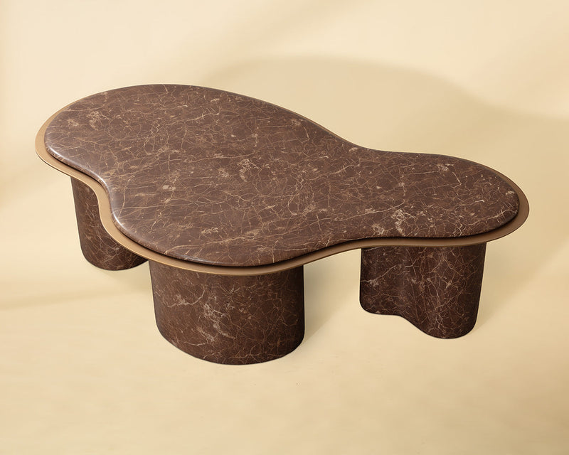 Isola Coffee Table - Marble Look