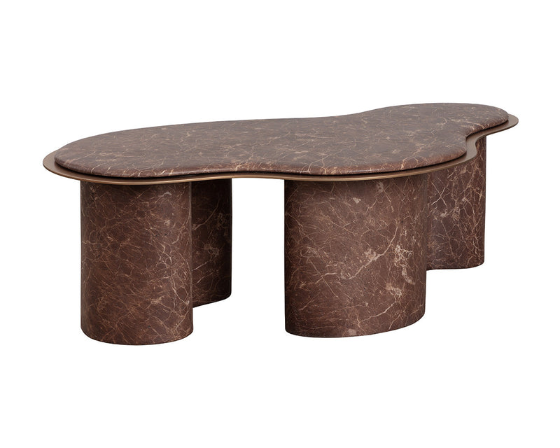 Isola Coffee Table - Marble Look