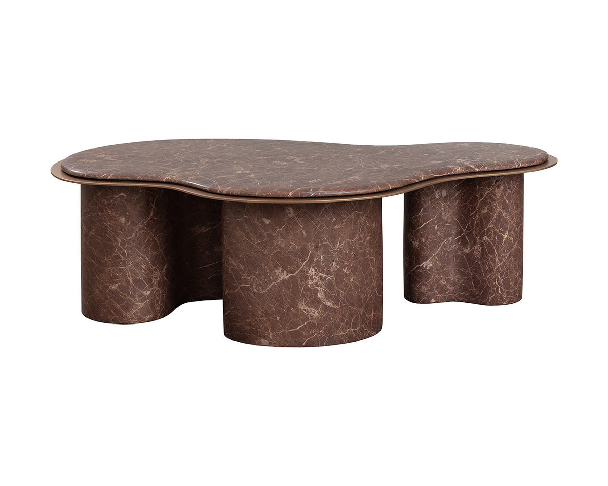 Isola Coffee Table - Marble Look
