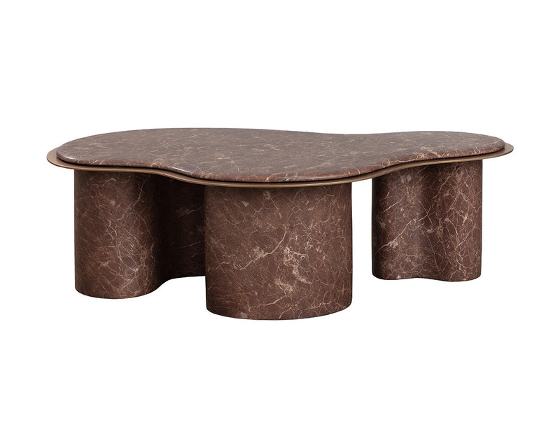 Isola Coffee Table - Marble Look