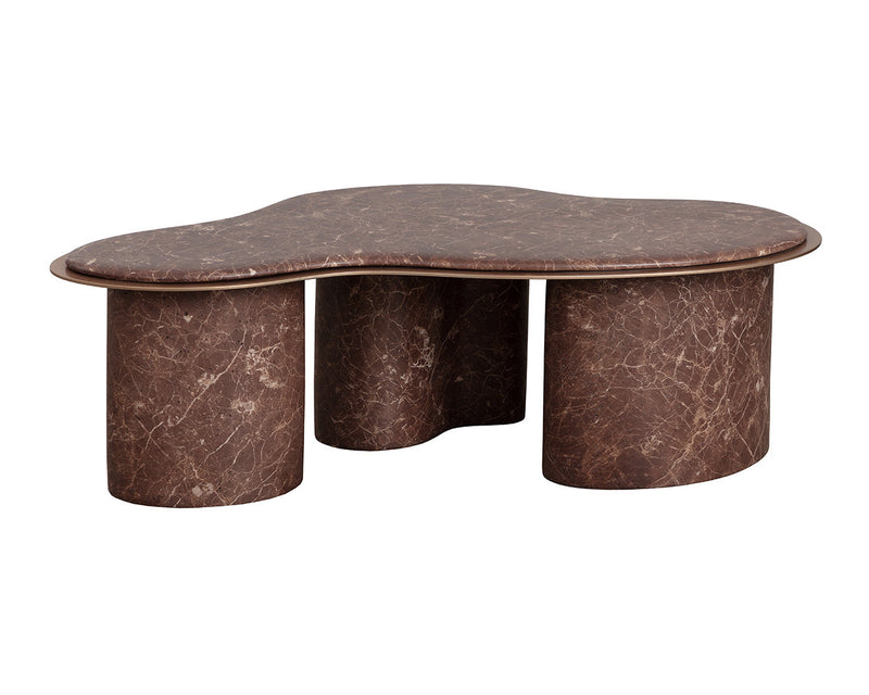 Isola Coffee Table - Marble Look